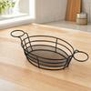 Metal Wire Serving Basket Restaurant-Style Ventilated with Raised