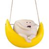 Cute Plant Succulent Pots Creative Hanging Swing Chair Planter Smile Face Flower Container for Indoor Outdoor Plant