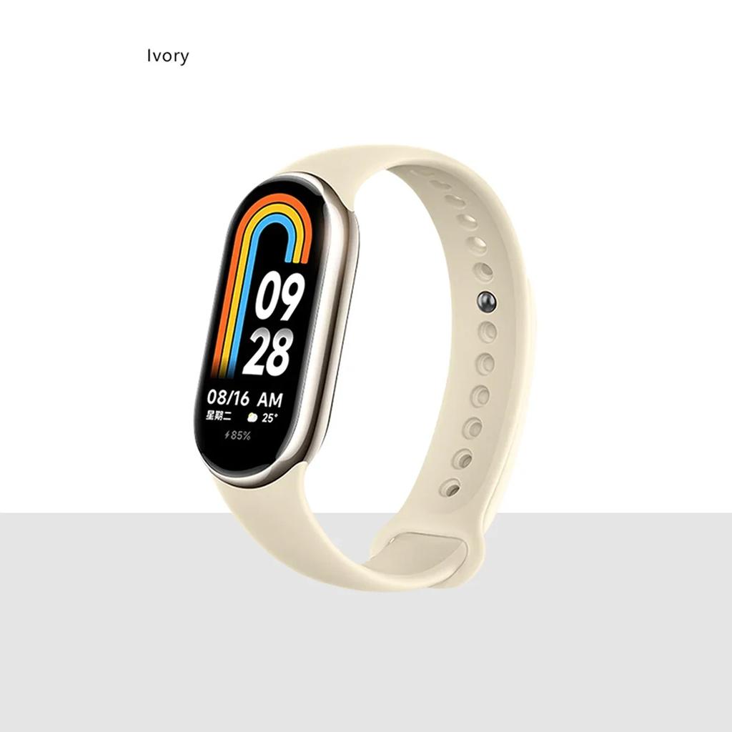 Silikonrem för Xiaomi Mi band 8-8 NFC Sportbälte utbyte miband8 Armband vattentätt smart band 8 klockband Tillbehör