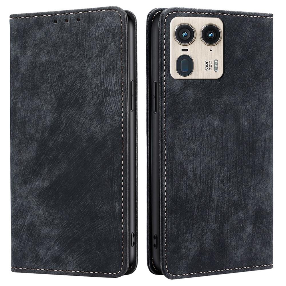 

For Motorola Moto X50 Ultra 5G/Edge 50 Ultra 5G Case RFID Blocking Wallet Leather Phone Cover A