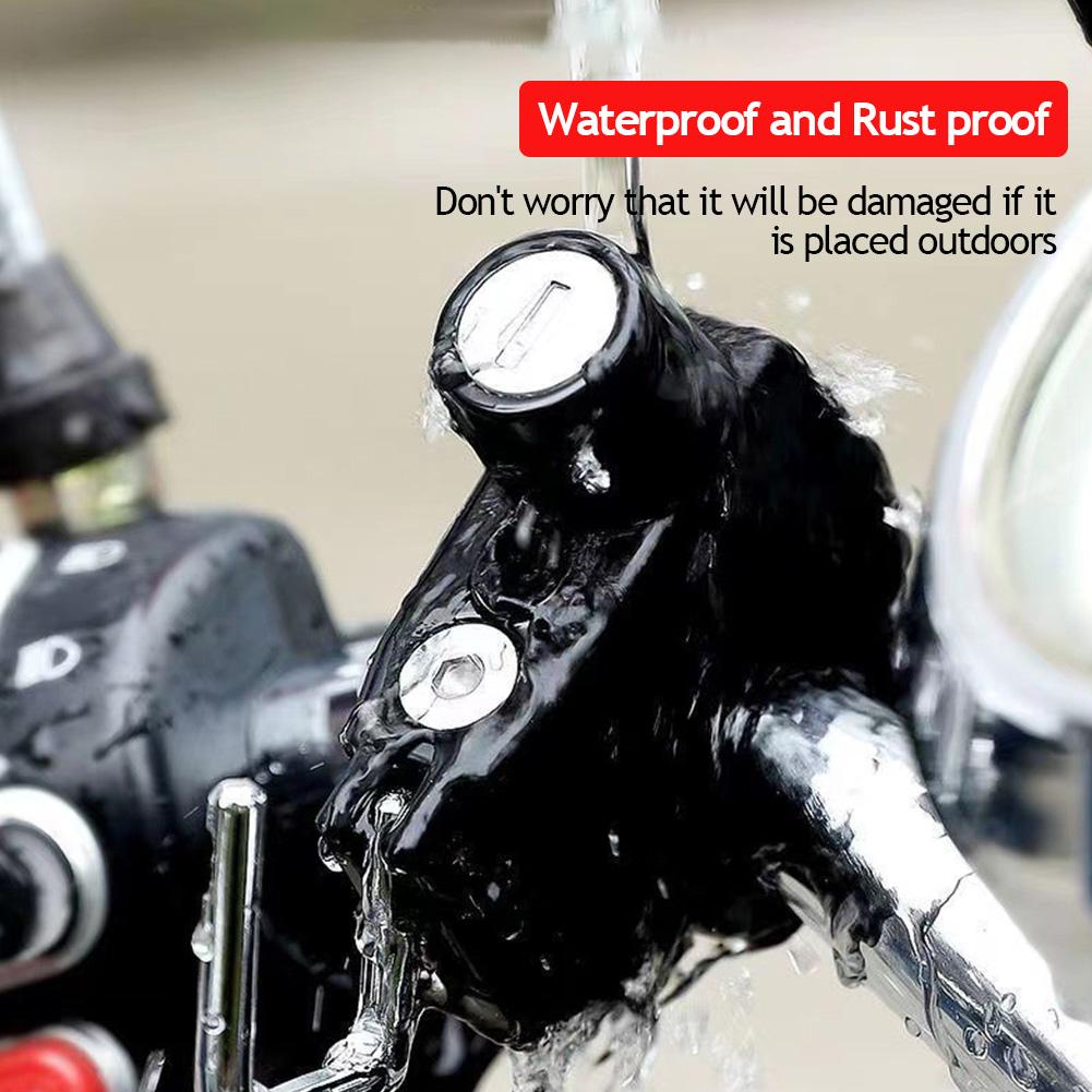Motorcycle Helmet Lock Durable Waterproof Portable Anti-theft Security Safety For Handlebar Locking Cycling