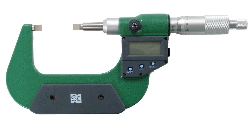 Niigata Seiki SK Digital Blade BAU Micrometer, Straight-Reading Type, Type, 25-50mm, MCD235-50BAU