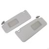 1 Pair Sun Visor 74320‑35A91‑B1 Gray Sun Shielding Visor Mirror with Makeup Mirror Replacement for Toyota 4Runner 2010