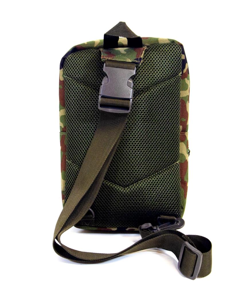 Storm Cross Body Bag One Shoulder Bag Rucksack Bag Military Force Camouflage Survival Game MOLLE Compatible 4L 45852 [STORMCROS] Self-Defense (GSDF