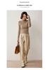 Autumn/Winter New Arrivals: Women's Slimming High-Neck Cashmere Knitwear.