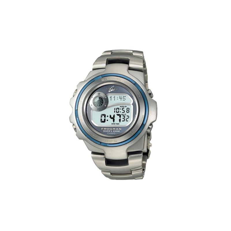

Casio MR-G series 200 meters waterproof quartz movement titanium strap Japanese and Korean watch men s watch silver dial MRG-1100-2 серебряный