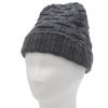 Excellent Knit Cap H Logo Pattern Knit Hat Gray Cashmere Mens Used
