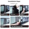Car Pillar Posts Door Window Cover For Kia Forte Sedan/Hatchback K3 Cerato - Trim Decorative Stickers Accessories