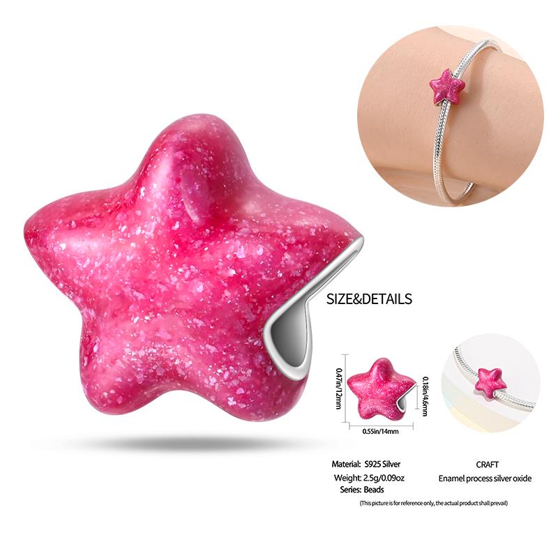 Copper Pink Handbag Lipstick Princess Dress Charms Beads For 3Mm Original Bracelets Diy Make A Lucky Gifts