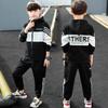 Fashion Boys Clothing Spring Autumn Patchwork Long Sleeve Sets Teenagers Children Sports Clothing Jacket