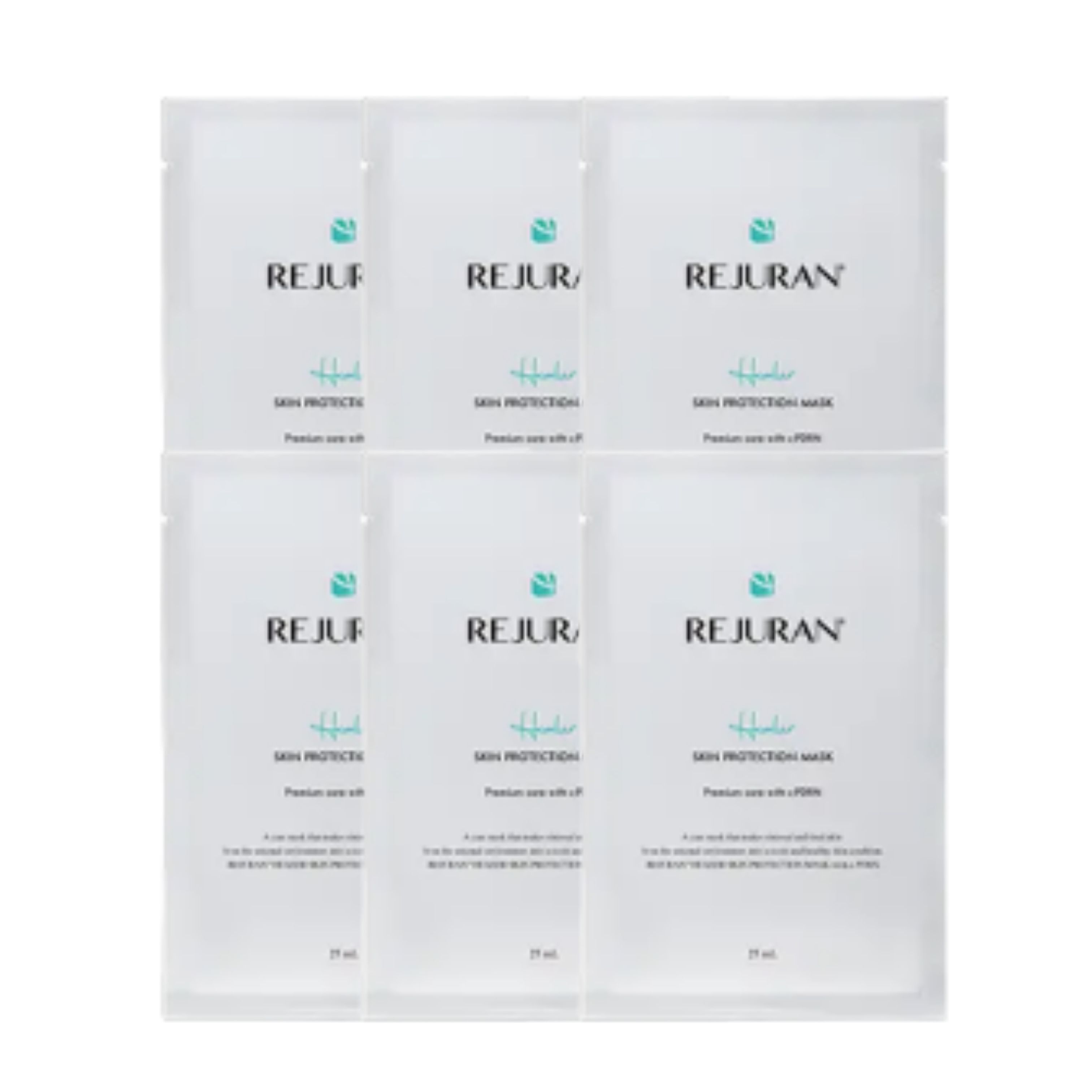 

REJURAN Healer Skin Protection Mask (c-PDRN) 5 Sheets – After Care Soothing & Hydrating Repair Mask 5Sheets + 1Bonus