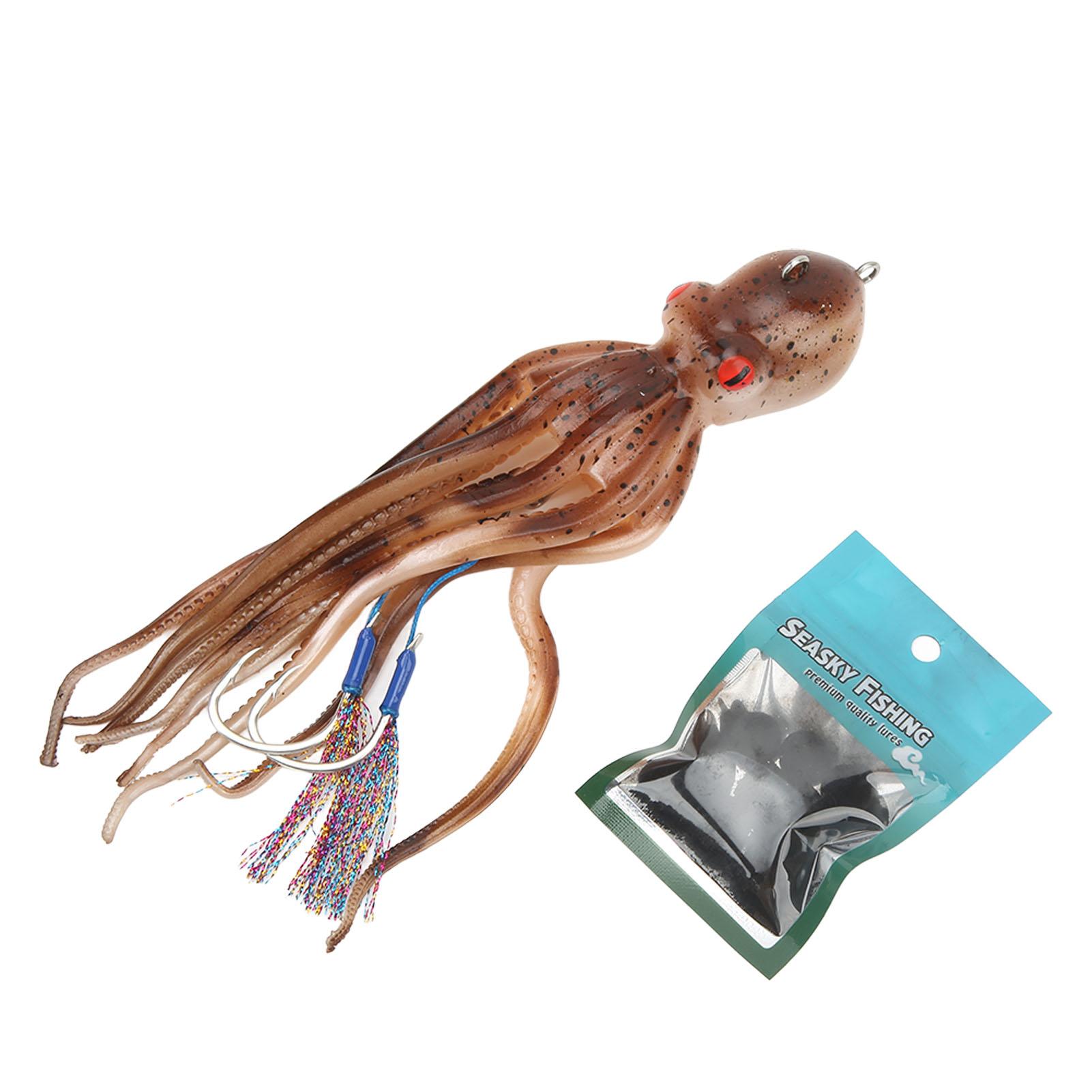 

Lifelike Octopus Fishing Lures Inkjet Octopus Baits Sailing Ship Fishing Baits 180g