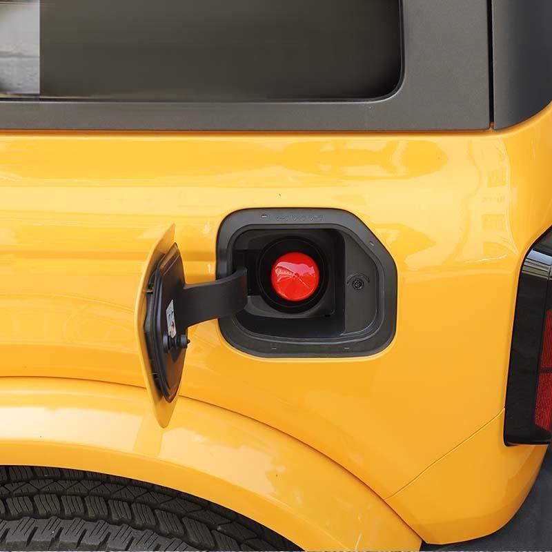 Inner Fuel Tank Port  Dust Cover Decoration Fit For Ford Bronco 2021 Up For Chevy Silverado 2019 Up For F150 2021 Up Car Exterior Accessories