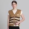 Ozoc Stripe Knit Vest
