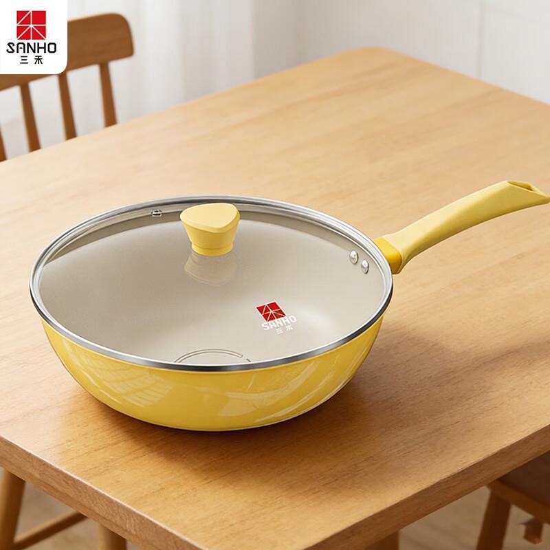 Sanhe 28cm Titanium Non-Stick Wok
