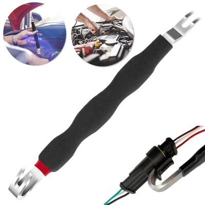 Universal Plug Connector Remover Double-Head Multifunction Electrical Disconnect Tool Anti-Slip for Most Vehicle Wiring Systems