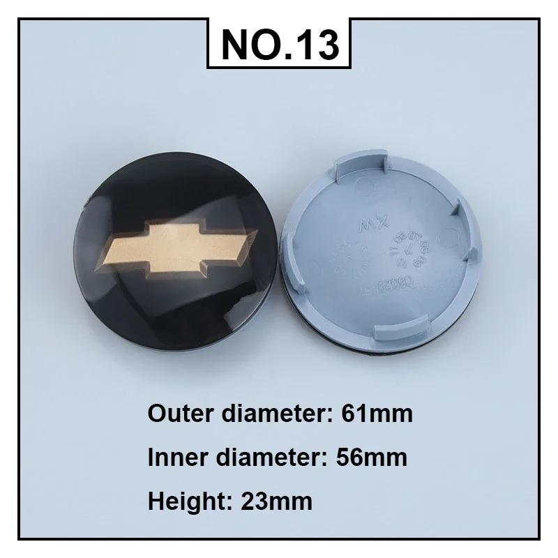 4PCS for Chevrolet Malibu AVEO CRUZE EQUINOx IMPALA LACETTI TRAX Corvette ORLANDO Sail Car Wheel Center Covers Hub Caps Badge