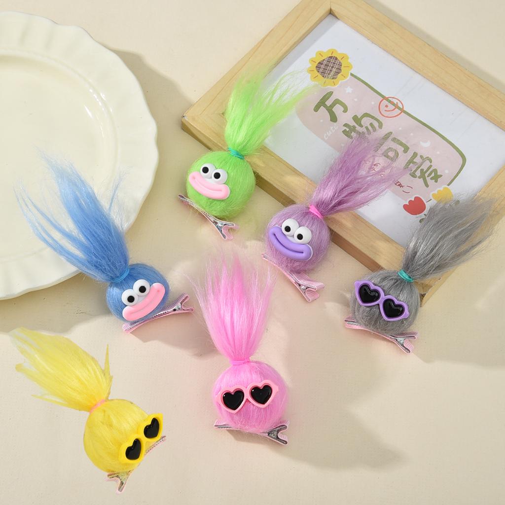 Funny Ugly Doll Plush Hair Clip Dopamine Sausage Mouth Doll Duckbill Clip Super Cute Sweet Girl Bangs Hair Accessory Hair Clip