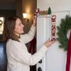 Colorful Christmas Letter Door Frame Hanging 2D Flat Design Table Ornament  Table