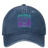 Unisex Electric Wizard Band Logo Baseball Cap Classic Distressed Washed Dad Hat Adjustable
