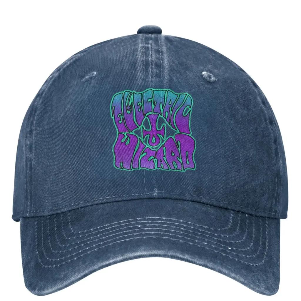 Unisex Electric Wizard Band Logo Baseball Cap Classic Distressed Washed Dad Hat Adjustable