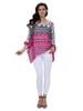Women's Plus Size Bohemian Chiffon Beach Shirt with Sun Protection