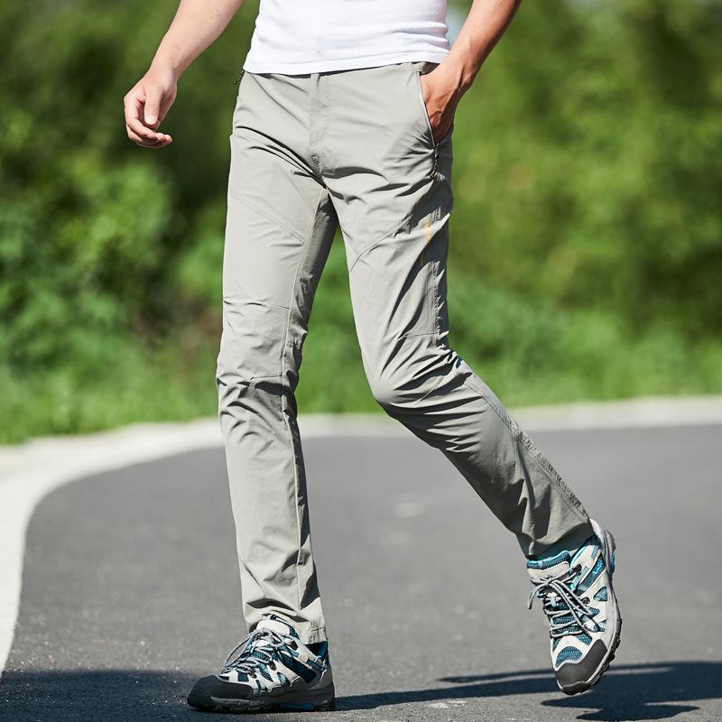 Unisex Quick-Dry Hiking Pants: Thin, Breathable, Plus Size, Loose-Fit Windbreakers for Outdoor Sports