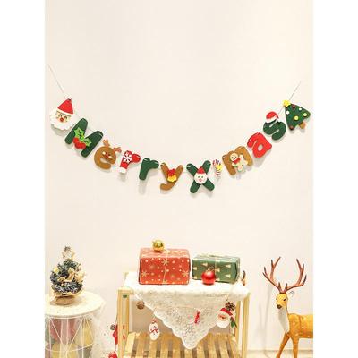 Felt Christmas Decoration Hanging Ornaments for Indoor Photo Props and Backgrounds