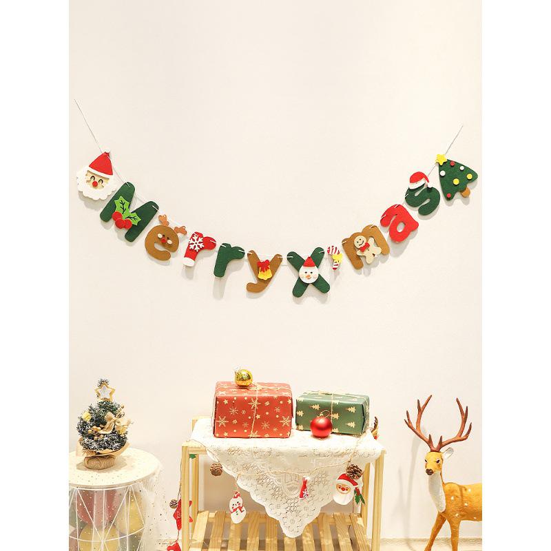Felt Christmas Decoration Hanging Ornaments for Indoor Photo Props and Backgrounds