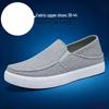 Herren Sommerschuhe aus Netzstoff zum Hineinschlüpfen, atmungsaktiv, rückenfrei, aus Canvas