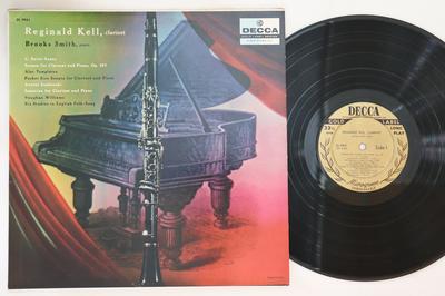 LP Record REGINALD KELLCLBROOKS SMMITHPF  SaintSaens Clarinet SonataTemple DL9941 DECCA 1957 US Classical Used