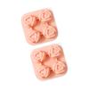 Easyly Release Tulips Shape Ice Cubes Tray Silicones for Creative Ice Chocolate and Jellies Making