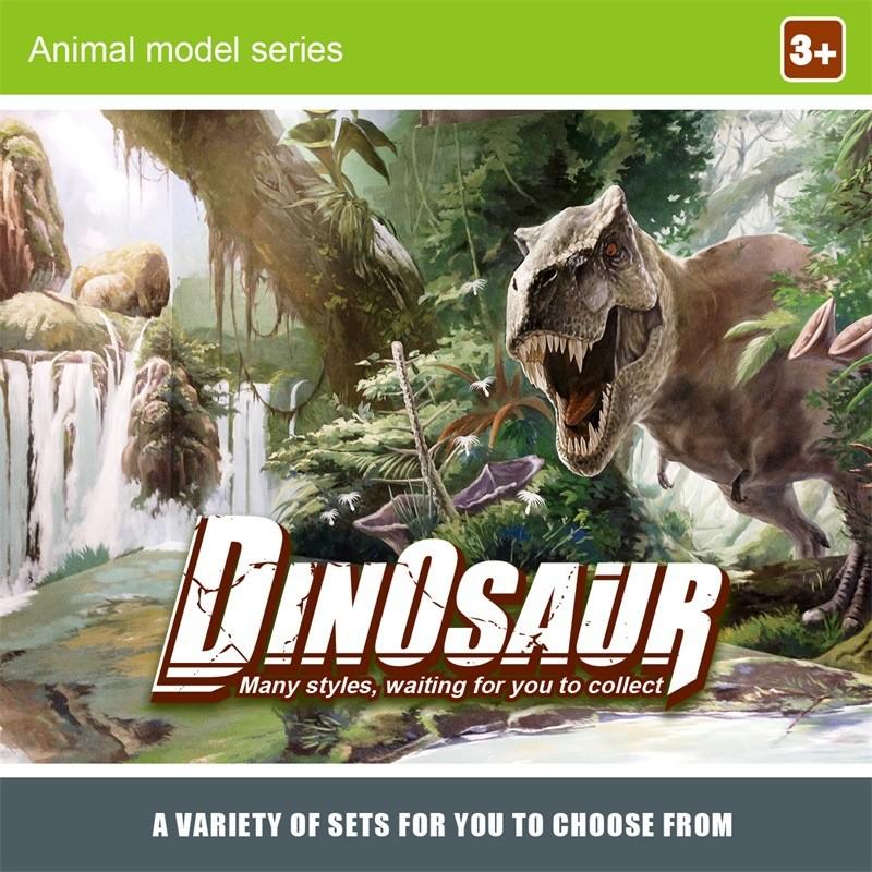 Jurassic Dinosaurier Modell Set von 12 Realistischen PVC Figuren Enthält T-Rex Triceratops Und Stegosaurus