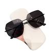 Square Frame Uv Protection Sunglasses For Men And Women With Trendy Style