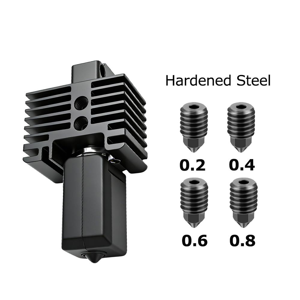 Upgrade Hotend 2.0 für Bambu Lab P1S X1 X1C 0,4 0,2 Düse Bambulab Extruder Heizblock Ersatz