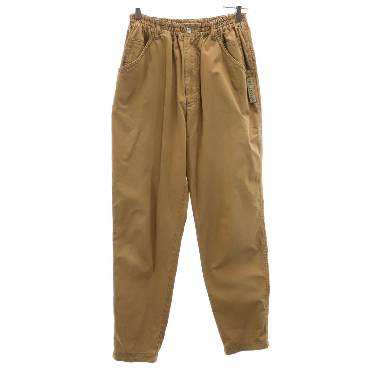 

HAI SPORTING GEAR 90-е годы Сделано в Японии Старые зауженные брюки M Isseimi Загар Женские Б/У