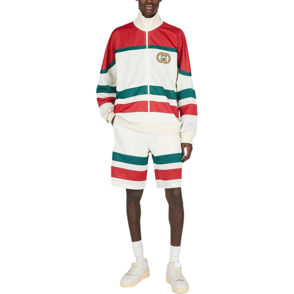 Gucci Gg Zip-Up Long-Sleeved Jacket 737369-XJFFK-9212