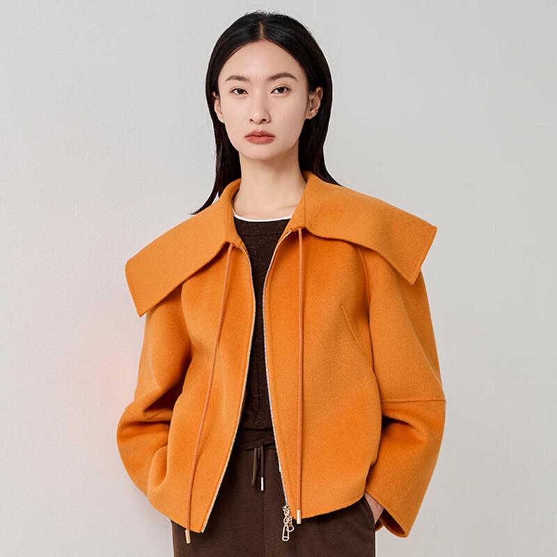 

Iveni Women s AEOE680 Short Wool Blend Coat S