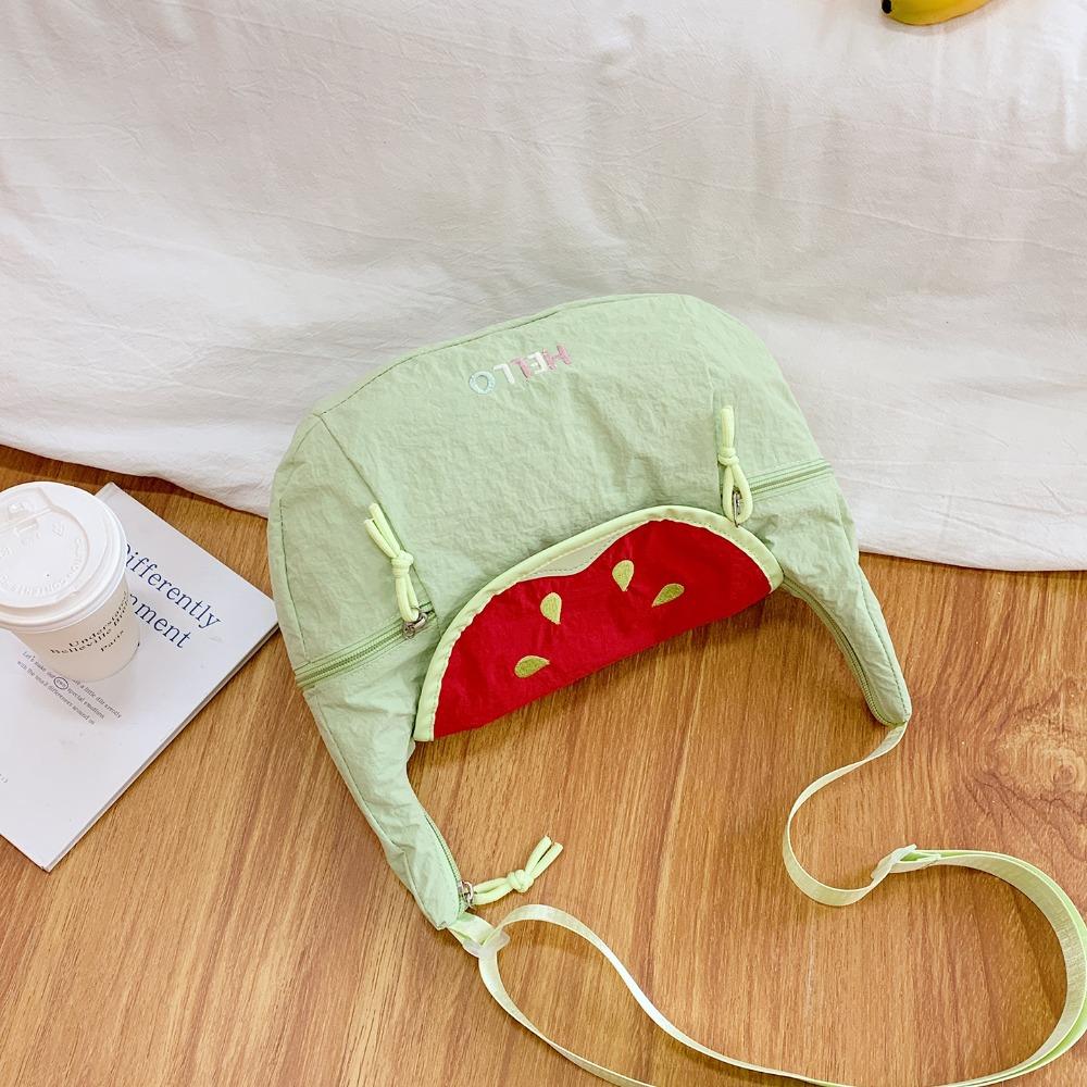 

Cute Fruit Shape Crossbody Bag Handbag Cloth Messenger Bag Fashionable Nylon Shoulder Bag Girls Style 2