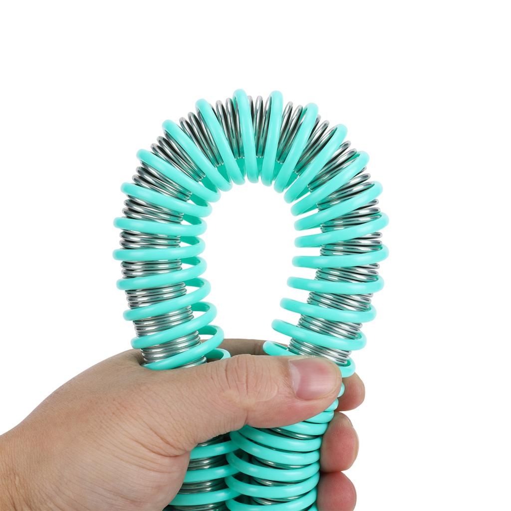 Weighted Foldable Spring  Hoop Abdominal Workout Circle Gentle Pressure Fit Full Body Toning with Tape Measure for Adults Pi