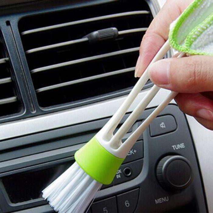 Multifunctional Double-headed Cleaning Brush for Blinds, Car Air Conditioner, Duster