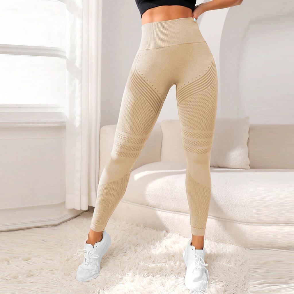 Women's Casual Seamless Hip Lifting Fitness Pants With Tight Fit And High Waist, Seach Hip Yoga Pants
