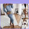 Elegant Womens Long Sleeve Bodycon Dress Perfect For Evening Parties And Casual Wear