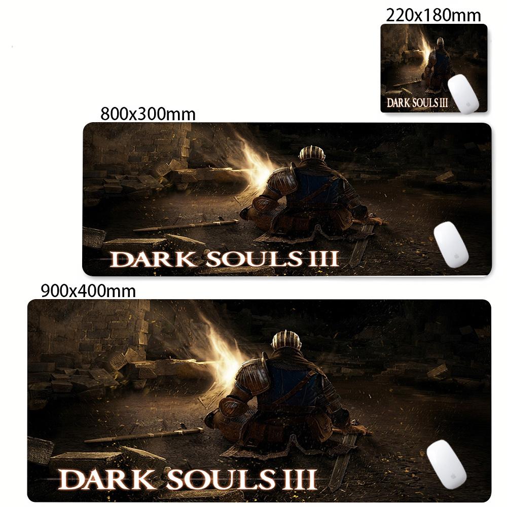 Game Dark Souls 3 Mouse Pad Mouse Pad AntiSlip Rubber Base Extended Desk Mat For Gamers Office Computer Accessories Carpet