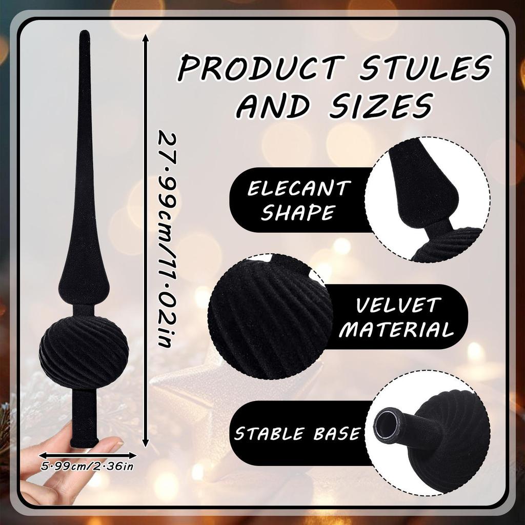 Juldekoration Dekorativ Lättviktig Toppspira för Bröllop Högtidsfest