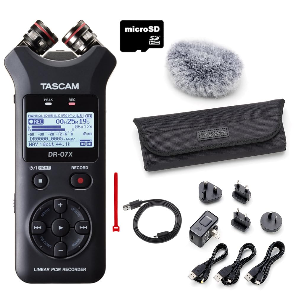 

TASCAM Linear PCM Recorder Genuine Accessory Pack USB Card Set DR-07X + + Cable/SD