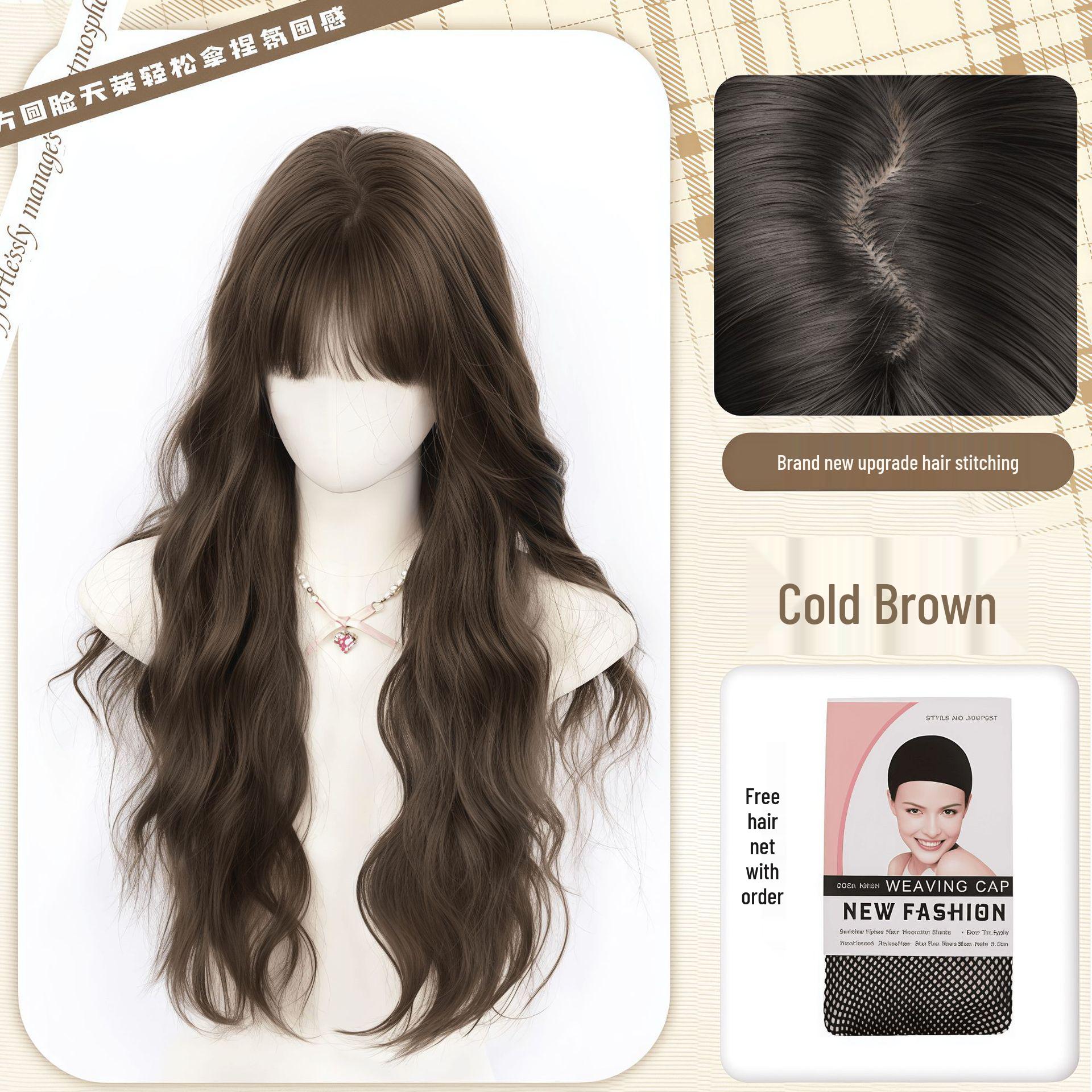 Sweet Dreams Curly Wig: Enhance Your Look with this Long, Whitening, Must-Have Wig for Women