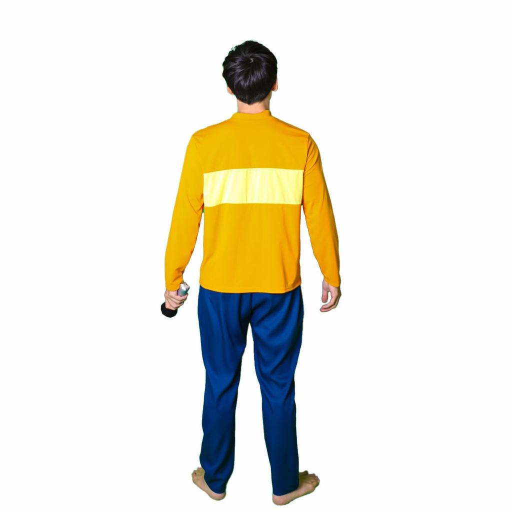 [MAKE CHEERFUL] Character Cosplay 3-Piece Set (Medium): Top, Pants, and Microphone