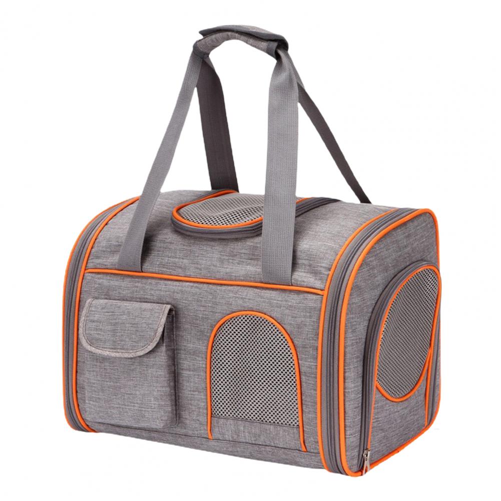 Geantă de transport pentru câini, pliabilă, cu fermoar, anti-zgârieturi, rucsac pentru animale de companie, geantă în aer liber pentru câini mici, pisici, cușcă pentru pisoi care iese