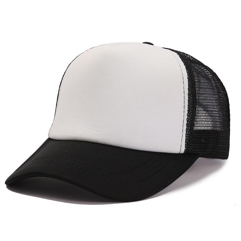 Hat Men's Spring Summer Korean Edition Trendy Men's Light Board Mesh Hat Fashion Baseball Hat Versatile Cap Truck Hat Solid Color Women